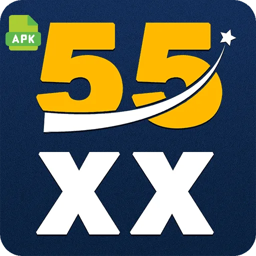 Imagem promovendo download do APK oficial 55xx para Android