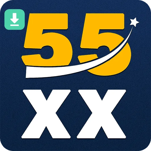 Imagem promovendo download gratuito do app 55xx